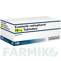 ЭЗЕТИМИБ (EZETIMIB) 10 мг таблетки 100 шт - Эзетимиб RATIOPHARM
