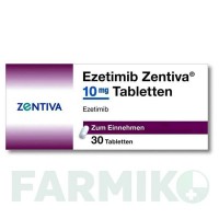 ЕЗЕТИМІБ (EZETIMIB) 10 мг таблетки 30 шт - Езетиміб ZENTIVA