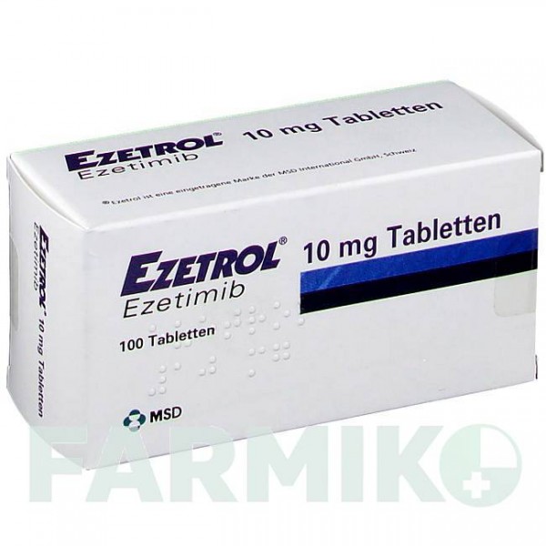 ЕЗЕТРОЛ (EZETROL) 10 мг таблетки 100 шт - Езетиміб 1 0 1 CAREFARM