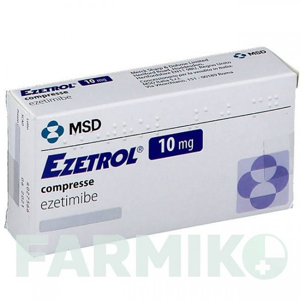 ЕЗЕТРОЛ (EZETROL) 10 мг таблетки 100 шт - Езетиміб ACA MULLER-ADAG PHARMA