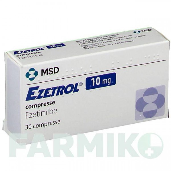 ЭЗЕТРОЛ (EZETROL) 10 мг таблетки 30 шт - Эзетимиб DOCPHARM