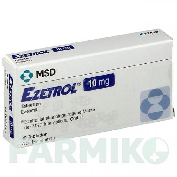 ЕЗЕТРОЛ (EZETROL) 10 мг таблетки 30 шт - Езетиміб KOHLPHARMA