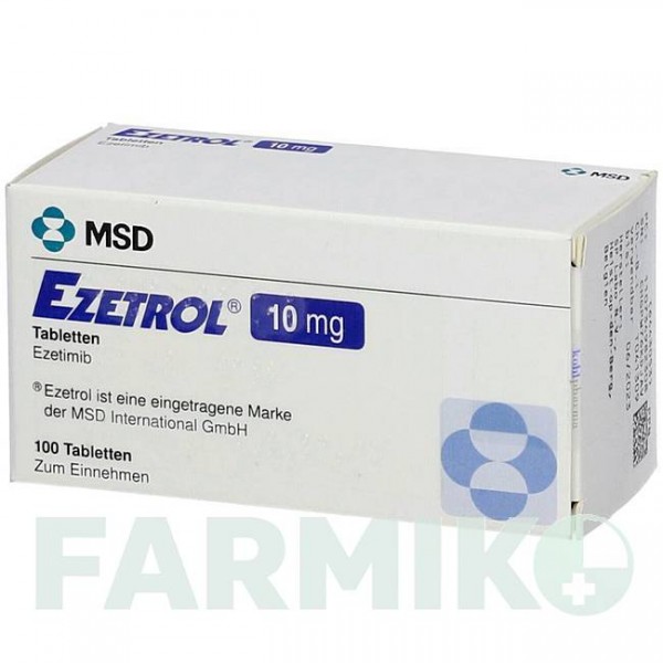 ЕЗЕТРОЛ (EZETROL) 10 мг таблетки 100 шт - Езетиміб KOHLPHARMA
