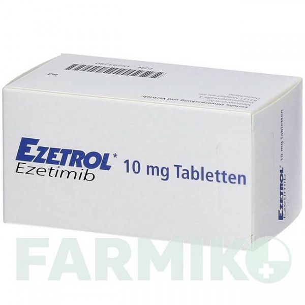 ЕЗЕТРОЛ (EZETROL) 10 мг таблетки 100 шт - Езетиміб MEDICOPHARM