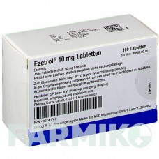 ЭЗЕТРОЛ (EZETROL) 10 мг таблетки 100 шт - Эзетимиб PHARMA GERKE