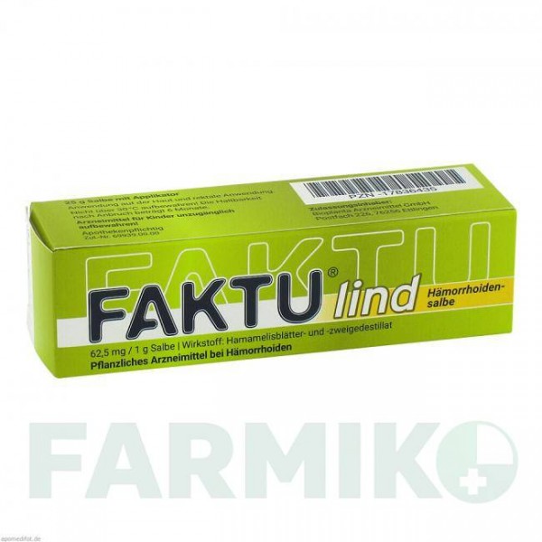 ФАКТУ (FAKTU) мазь 25 г - Листья с корой гамамелиса DR.KADE