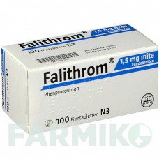 ФАЛИТРОМ (FALITHROM) 1,5 мг таблетки 20 шт - Фенпрокумон ROVI