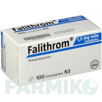 ФАЛІТРОМ (FALITHROM) 1,5 мг таблетки 100 шт - Фенпрокумон ROVI