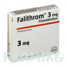 ФАЛИТРОМ (FALITHROM) 3 мг таблетки 20 шт - Фенпрокумон ROVI