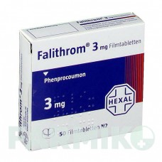 ФАЛИТРОМ (FALITHROM) 3 мг таблетки 50 шт - Фенпрокумон ROVI