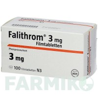 ФАЛІТРОМ (FALITHROM) 3 мг таблетки 100 шт - Фенпрокумон ROVI