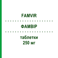 ФАМВИР (FAMVIR) 250 мг таблетки 21 шт - Фамцикловир 2CARE4
