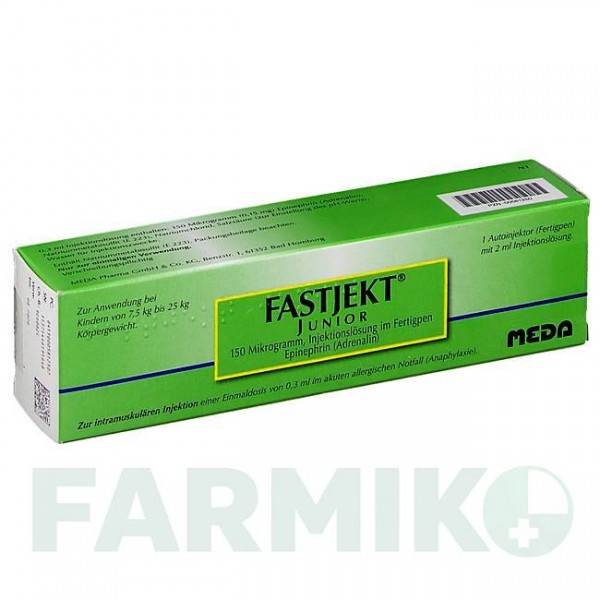 ФАСТДЖЕКТ (FASTJEKT) розчин 1 шт - Епінефрин MEDA PHARMA