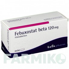 ФЕБУКСОСТАТ (FEBUXOSTAT) 120 мг таблетки 84 шт - Фебуксостат BETAPHARM