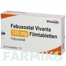 ФЕБУКСОСТАТ (FEBUXOSTAT) 120 мг таблетки 28 шт - Фебуксостат VIVANTA GENERICS