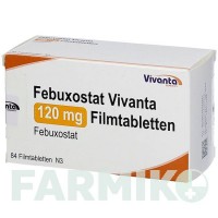 ФЕБУКСОСТАТ (FEBUXOSTAT) 120 мг таблетки 84 шт - Фебуксостат VIVANTA GENERICS
