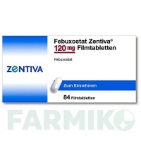 ФЕБУКСОСТАТ (FEBUXOSTAT) 120 мг таблетки 84 шт - Фебуксостат ZENTIVA