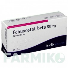 ФЕБУКСОСТАТ (FEBUXOSTAT) 80 мг таблетки 56 шт - Фебуксостат BETAPHARM