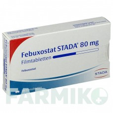 ФЕБУКСОСТАТ (FEBUXOSTAT) 80 мг таблетки 28 шт - Фебуксостат STADAPHARM