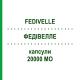 ФЕДІВЕЛЛЕ (FEDIVELLE) 20000 МО капсули 5 шт - Колекальциферол THERAMEX