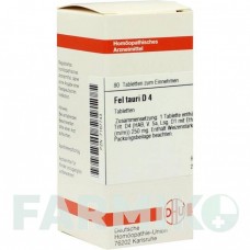 ФЕЛ ТАУРИ (FEL TAURI) D 4 таблетки 80 шт - Гомеопатия DHU