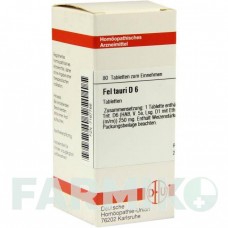ФЕЛ ТАУРИ (FEL TAURI) D 6 таблетки 80 шт - Гомеопатия DHU