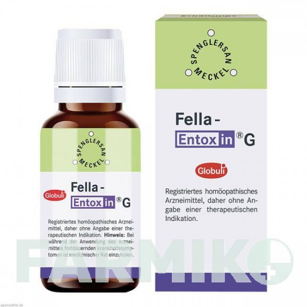 ФЕЛЛА ЕНТОКСИН (FELLA ENTOXIN) глобули 10 г - Гомеопатія SPENGLERSAN