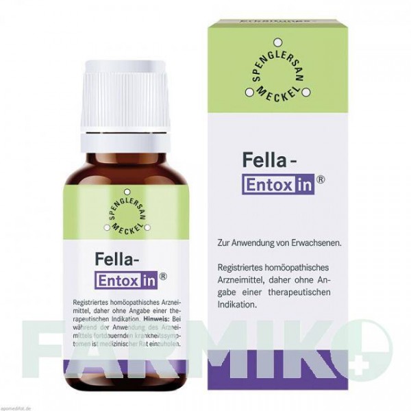ФЕЛЛА ЕНТОКСИН (FELLA ENTOXIN) краплі 100 мл - Гомеопатія SPENGLERSAN
