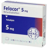 ФЕЛОКОР (FELOCOR) 5 мг таблетки 100 шт - Фелодипін HEXAL