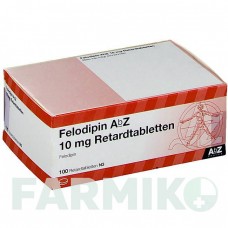 ФЕЛОДИПИН (FELODIPIN) 10 мг таблетки 100 шт - Фелодипин ABZ PHARMA