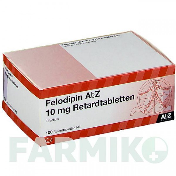 ФЕЛОДИПИН (FELODIPIN) 10 мг таблетки 100 шт - Фелодипин ABZ PHARMA