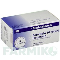 ФЕЛОДИПІН (FELODIPIN) 10 мг таблетки 100 шт - Фелодипін HEUMANN PHARMA