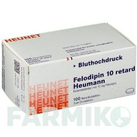 ФЕЛОДИПИН (FELODIPIN) 10 мг таблетки 100 шт - Фелодипин HEUNET PHARMA