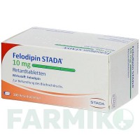 ФЕЛОДИПІН (FELODIPIN) 10 мг таблетки 100 шт - Фелодипін STADAPHARM
