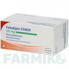 ФЕЛОДИПИН (FELODIPIN) 10 мг таблетки 100 шт - Фелодипин STADAPHARM