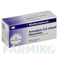 ФЕЛОДИПИН (FELODIPIN) 2,5 мг таблетки 50 шт - Фелодипин HEUMANN PHARMA
