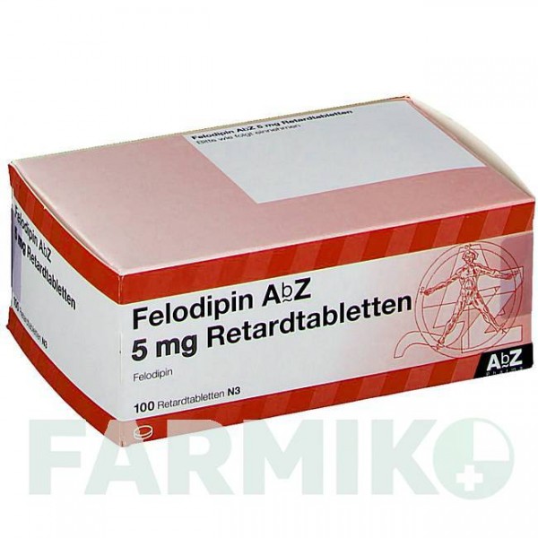 ФЕЛОДИПИН (FELODIPIN) 5 мг таблетки 100 шт - Фелодипин ABZ PHARMA