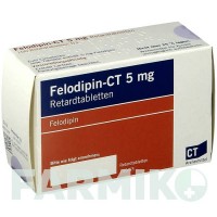 ФЕЛОДИПІН (FELODIPIN) 5 мг таблетки 100 шт - Фелодипін ABZ PHARMA