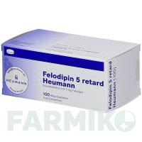 ФЕЛОДИПІН (FELODIPIN) 5 мг таблетки 100 шт - Фелодипін HEUMANN PHARMA
