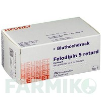 ФЕЛОДИПІН (FELODIPIN) 5 мг таблетки 50 шт - Фелодипін HEUNET PHARMA