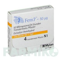 ФЕМ7 (FEM7) 50 мкг пластир 4 шт - Естрадіол THERAMEX