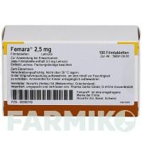 ФЕМАРА (FEMARA) 2,5 мг таблетки 100 шт - Летрозол PHARMA GERKE