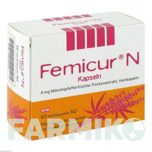 ФЕМІКУР (FEMICUR) капсули 60 шт - Плоди цнотливого дерева MEDICE PUTTER