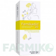 ФЕМИКАДИН (FEMIKADIN) 20 таблетки 6x21 шт - Левоноргестрел, Этинилэстрадиол BESINS HEALTHCARE