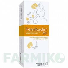 ФЕМИКАДИН (FEMIKADIN) 30 таблетки 6x21 шт - Левоноргестрел, Этинилэстрадиол BESINS HEALTHCARE