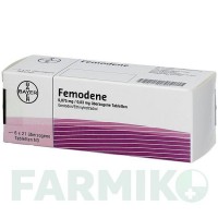 ФЕМОДЕН (FEMODENE) таблетки 6x21 шт - Гестоден, Етинілестрадіол EMRA-MED