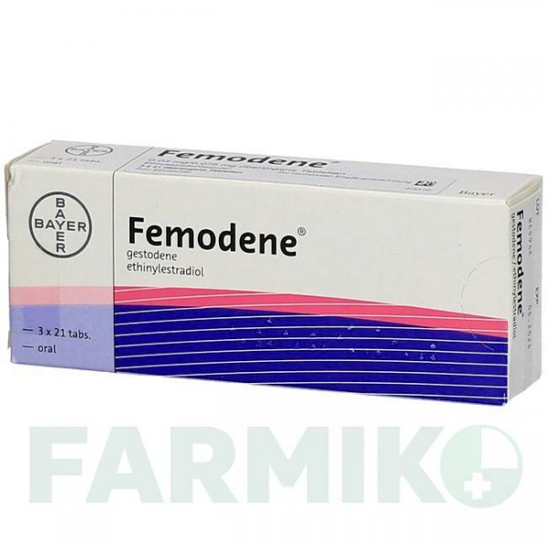 ФЕМОДЕН (FEMODENE) таблетки 3x21 шт - Гестоден, Этинилэстрадиол KOHLPHARMA