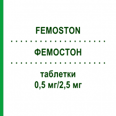 ФЕМОСТОН (FEMOSTON) 0,5 мг/2,5 мг таблетки 84 шт - Дидрогестерон, Эстроген EURIMPHARM