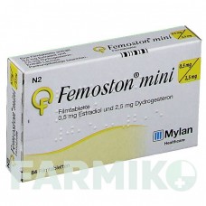 ФЕМОСТОН (FEMOSTON) 0,5 мг/2,5 мг таблетки 84 шт - Дидрогестерон, Эстроген VIATRIS