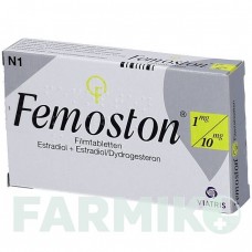 ФЕМОСТОН (FEMOSTON) 1/10 мг таблетки 28 шт - Дидрогестерон, Эстроген VIATRIS